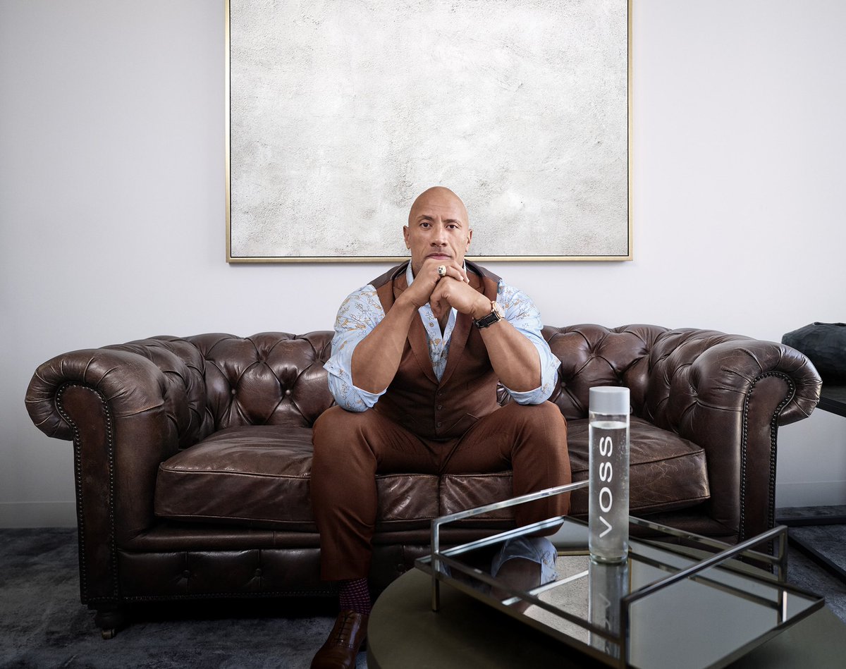 We're proud to bring <a href="/TheRock/">Dwayne Johnson</a>’s partnership with @VOSSWater to life #LiveEveryDrop. 
📸: @HHGarcia41