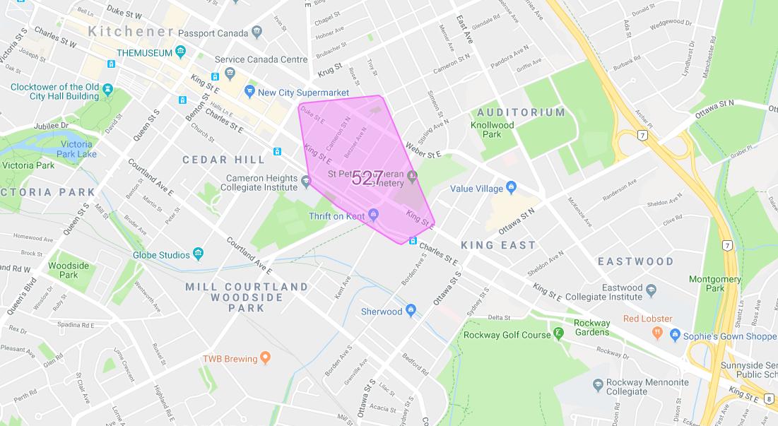 570 News Kitchener On Twitter Power Outage In Kitchener 527 Customers Affected Estimated Restoration Time Is 10 A M