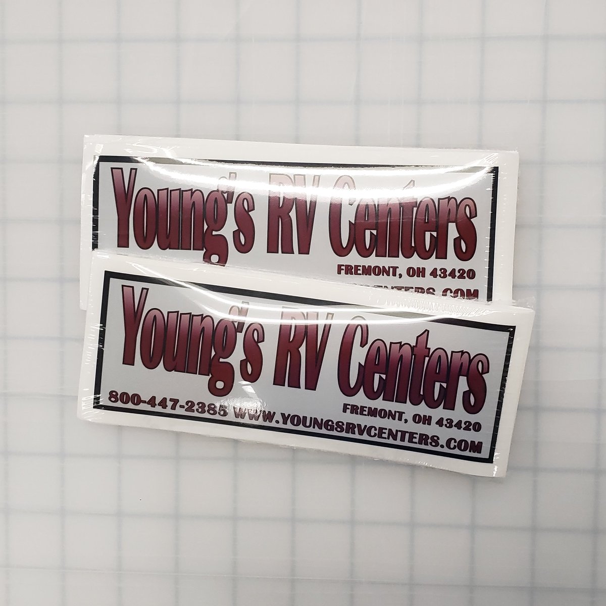LorisPrinting's tweet photo. Decals for Youngs RV Center in Fremont and North Shore Running Store in Sandusky! https://t.co/xa9RT7xxU7