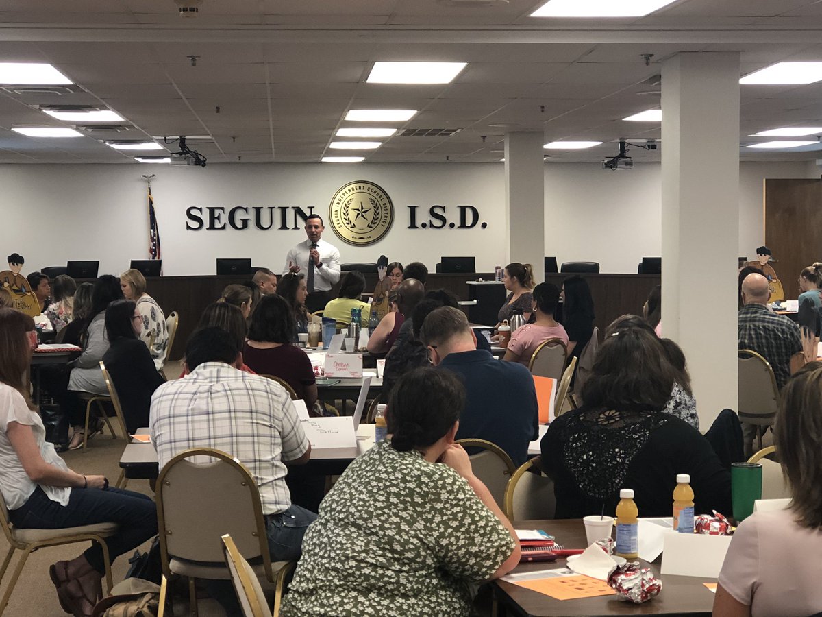 Seguin ISD - new teacher breakfast, welcome &amp; training.
So excited about the new talent this group will bring to our district!
It’s a great day to be a Matador! #TeamSeguin