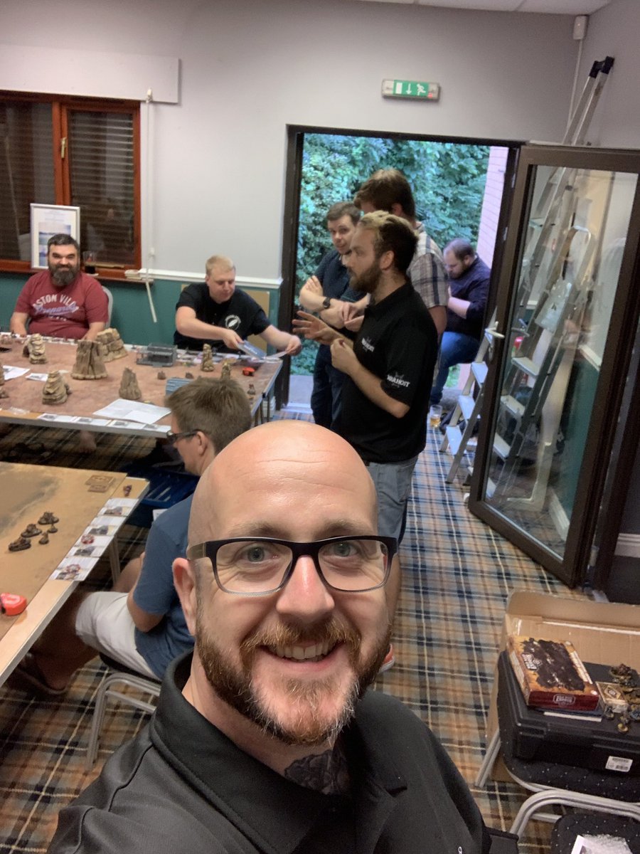 StevieKil's tweet photo. Last nights @WildWestExodus demos and starter games @scribesofwar were awesome! Let @powell106 or I know if you’d like us to run a demo for you! #wildwestexodus #warcradlestudios #tabletopgames #warhost #forthefeather https://t.co/asWhsiT46m