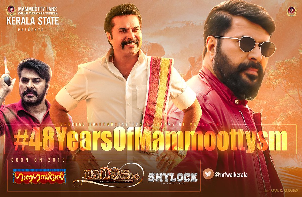 VRFridayMatinee's tweet photo. #48YearsOfMammoottysm Its been 48 years since the megamaestro of Malayalam Cinema has came into this arena. An actor who we can show everywhere thanks to his unparallel acting brilliance and impeccable dialogue delivery.The Man of Impeccable Records 😍 https://t.co/n53aAosOBU