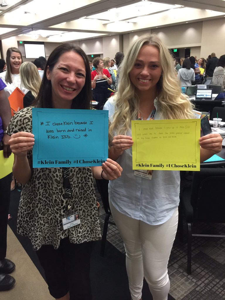 Why we chose <a href="/KleinISD/">Klein ISD</a> 🍎📚<a href="/jenny_mcgown/">Dr. Jenny McGown</a> <a href="/allieleejohnson/">Allie Johnson</a> #kleinfamily #IChoseKlein
