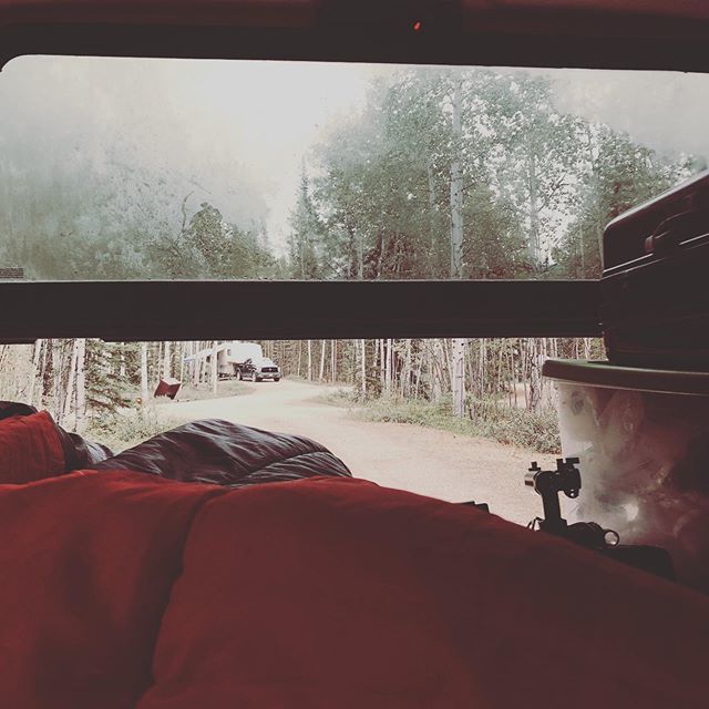 CreativeNorthTV's tweet photo. What a week! Slept here the first day. Apparently there’s a grizzly roaming around that area with a head bigger than I can scoop my arms. https://t.co/0czLcF0qXF https://t.co/fh70mQmKMs