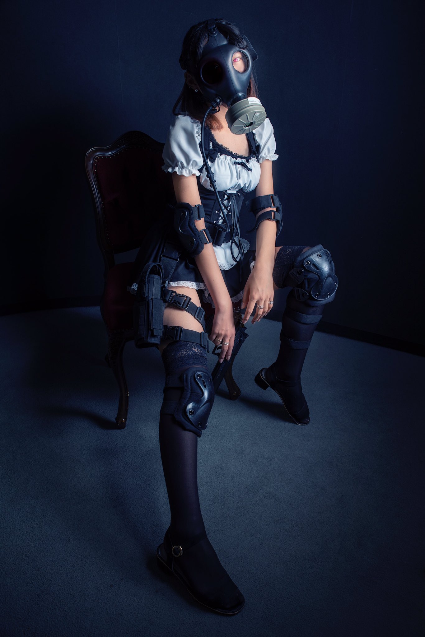 ウォーカー オリジナルキャラ ガスマスク武装メイド Chihirokotone ちひろちゃん コスプレ ガスマスク T Co P5nz1ivi0u Twitter
