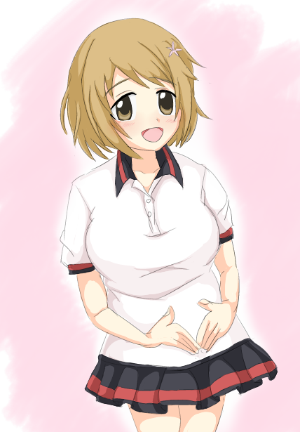 町人 テニスウェアかな子 モバマス版深夜の真剣お絵かき60分1本勝負 三村かな子