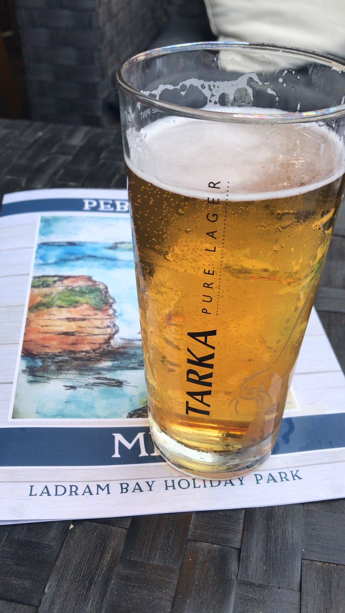 Iain01's tweet image. ..........and relax. I’m officially on holiday now. Thought I ought to support the local brewery as well. @LadramBay #timewithfamily.