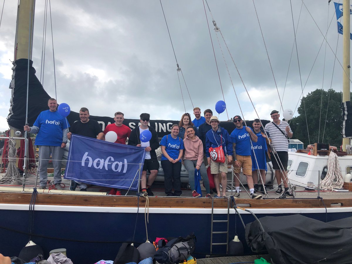 Adferiad_'s tweet photo. All aboard! We're wishing all the very best to everyone taking part in the exciting 'tall ship voyage' over the next three weeks! 

Keep an eye out here for updates as these #youngpeople sail 'Faramir' around the coast of #Wales. To donate, visit https://t.co/FerSvE1LDH https://t.co/a0Ab1Hwcre