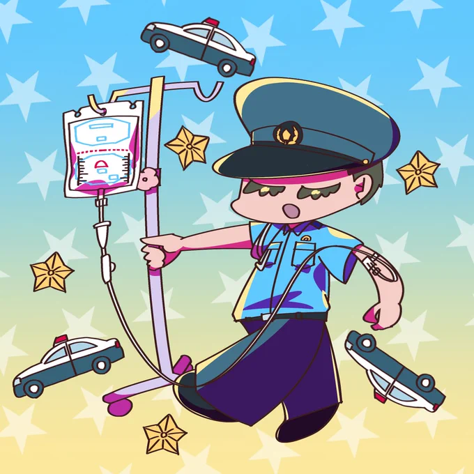 「どうして点滴してるの?」
「お水飲んだりご飯食べるとクレーム受けるから点滴でお水や栄養を摂ってるんだよ」 