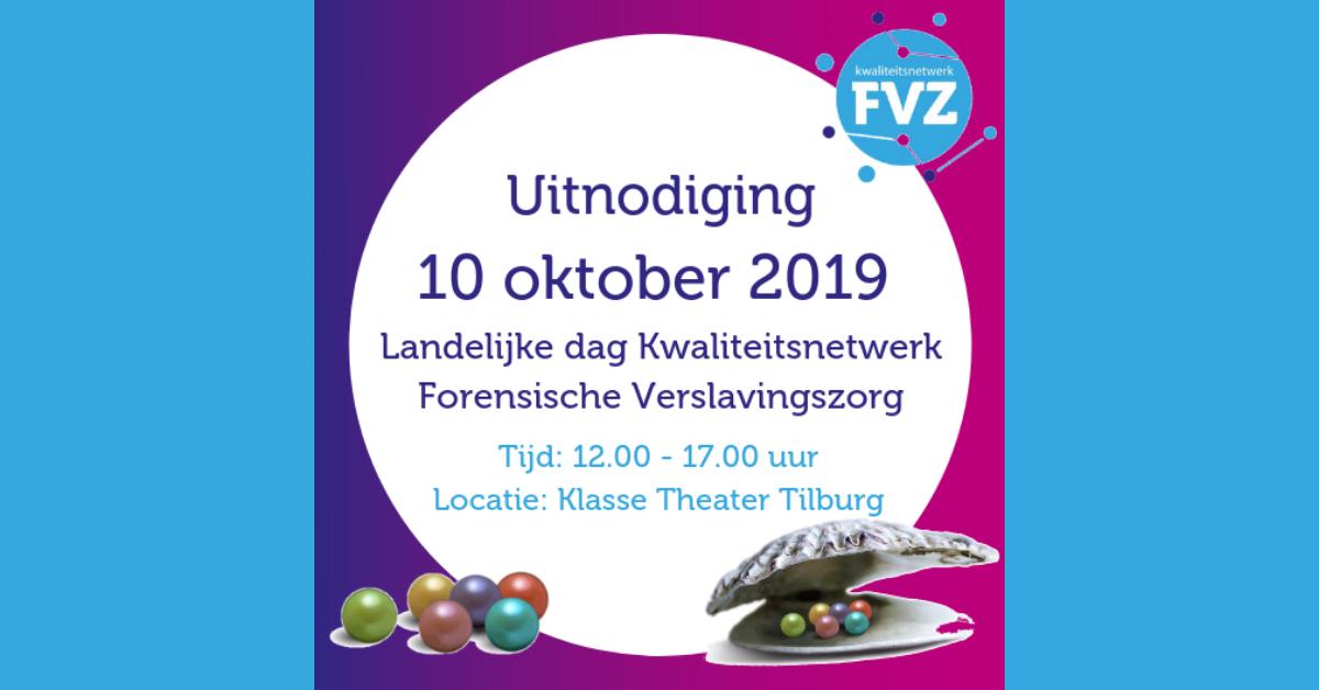 Werk jij binnen de #forensischeverslavingszorg? Kom dan naar de landelijke dag van het #kwaliteitsnetwerkfvz. Mooi programma over wat er goed gaat en wat beter kan  #lerenvanelkaar. Kennis delen en met elkaar in gesprek: doe je mee? Schrijf je dan in via bit.ly/2OEbaNq