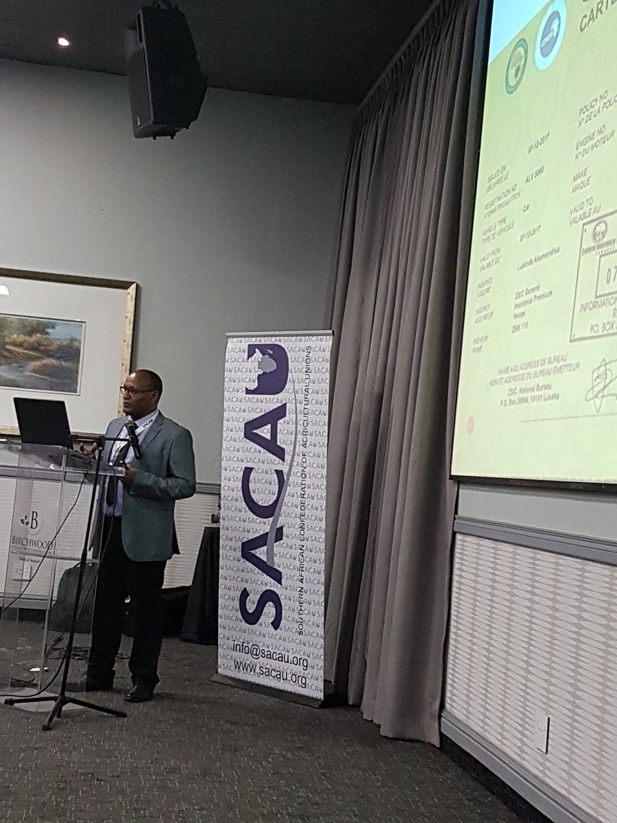 Lessons and insights from COMESA Vehicle Insurance Scheme - a multi-country risk pool. Discussion led by Debebe Tamane <a href="/sacau_media/">SACAU</a> <a href="/LeslieKudzai/">Kudzai Leslie</a> <a href="/IshmaelSunga/">Ishmael Sunga</a> <a href="/CTAflash/">CTA</a> #SACAUWBII4Farmers