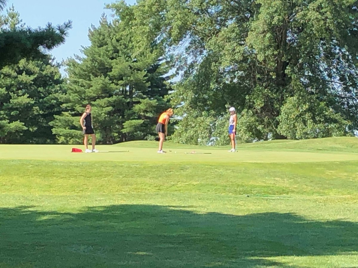 OlympiansAD's tweet image. Ms Meier with a nice chip put.