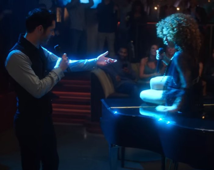 Alana749's tweet image. Who wants more of Lucifer playing piano or singing in the final season? I know I do!!! 
😍💜😈💜😍
#Lucifer
#LuciferSeason5