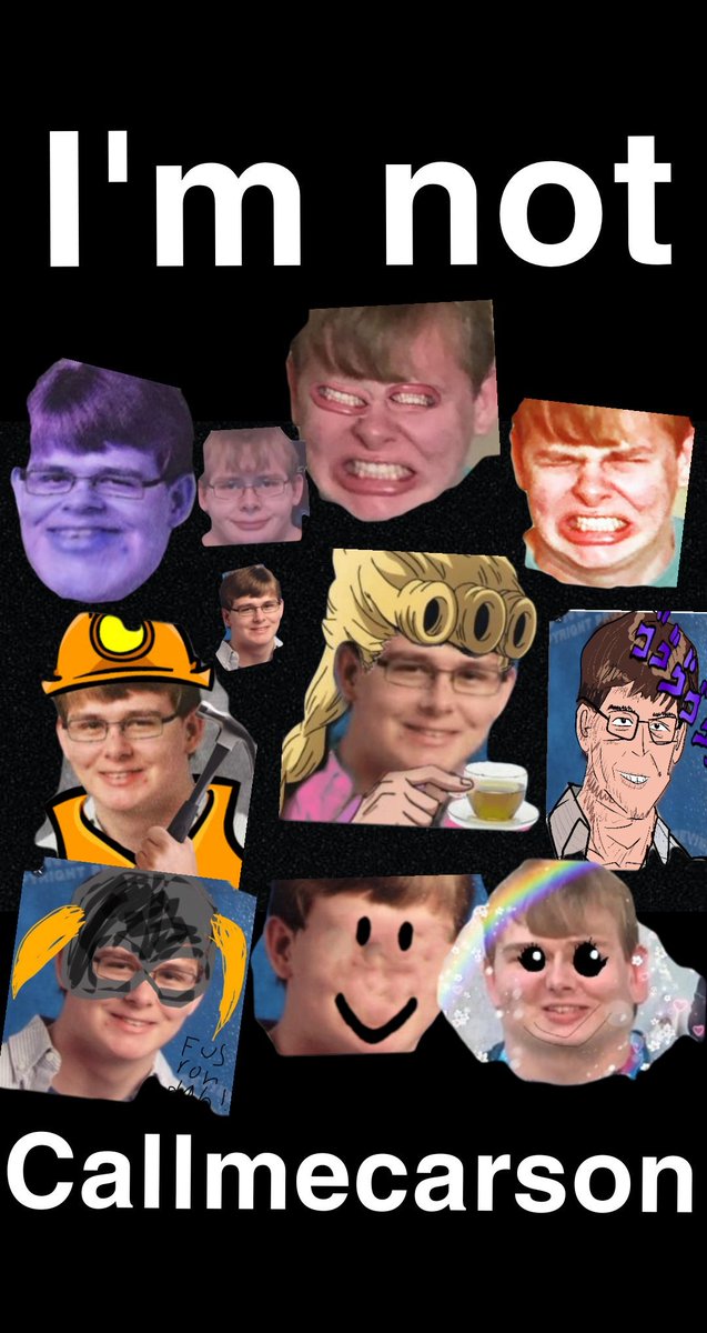 CallmecarsonI's tweet image. I'm not @CallMeCarsonYT