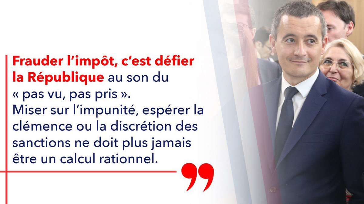 Gerald Darmanin On Twitter La Lutte Contre La Fraude Fiscale Fait Partie De Nos Priorites Depuis 2 Ans Nous Avons Supprime Le Verrou De Bercy Cree Une Police Fiscale