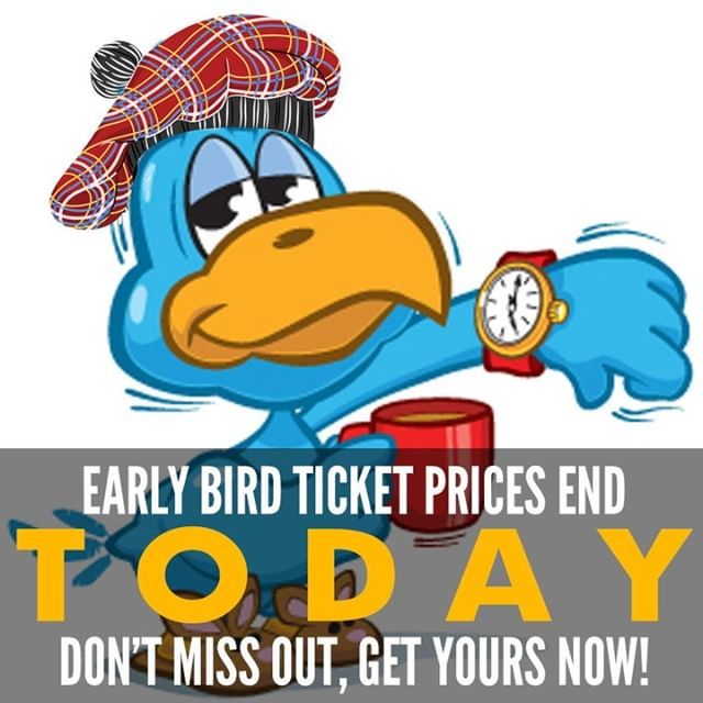 Today is the day. Get your 2019 SCOTFEST tickets before prices increase at midnight tonight. Click on the link in our bio. ift.tt/2KvLk8X