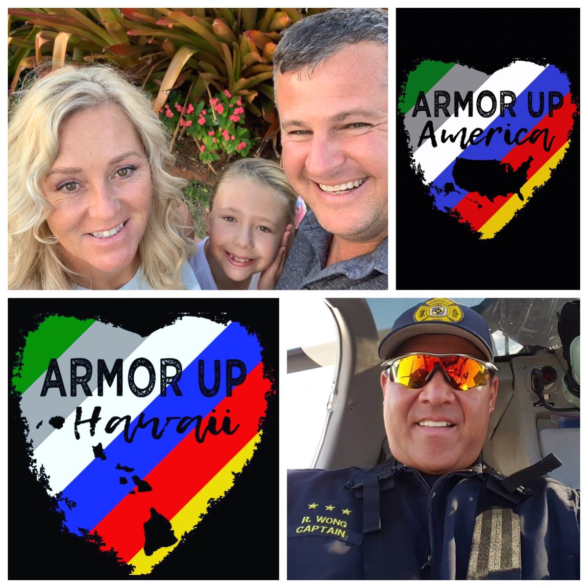 We’re so #honored to announce the official launch of #ArmorUpHawaii lead by Michele Mowry, Geoff Mowry, #Bella and Russell Wong.  These dedicated individuals are committed to bringing the best care, prevention & training to the families and first responders of #Hawaii.  #Aloha