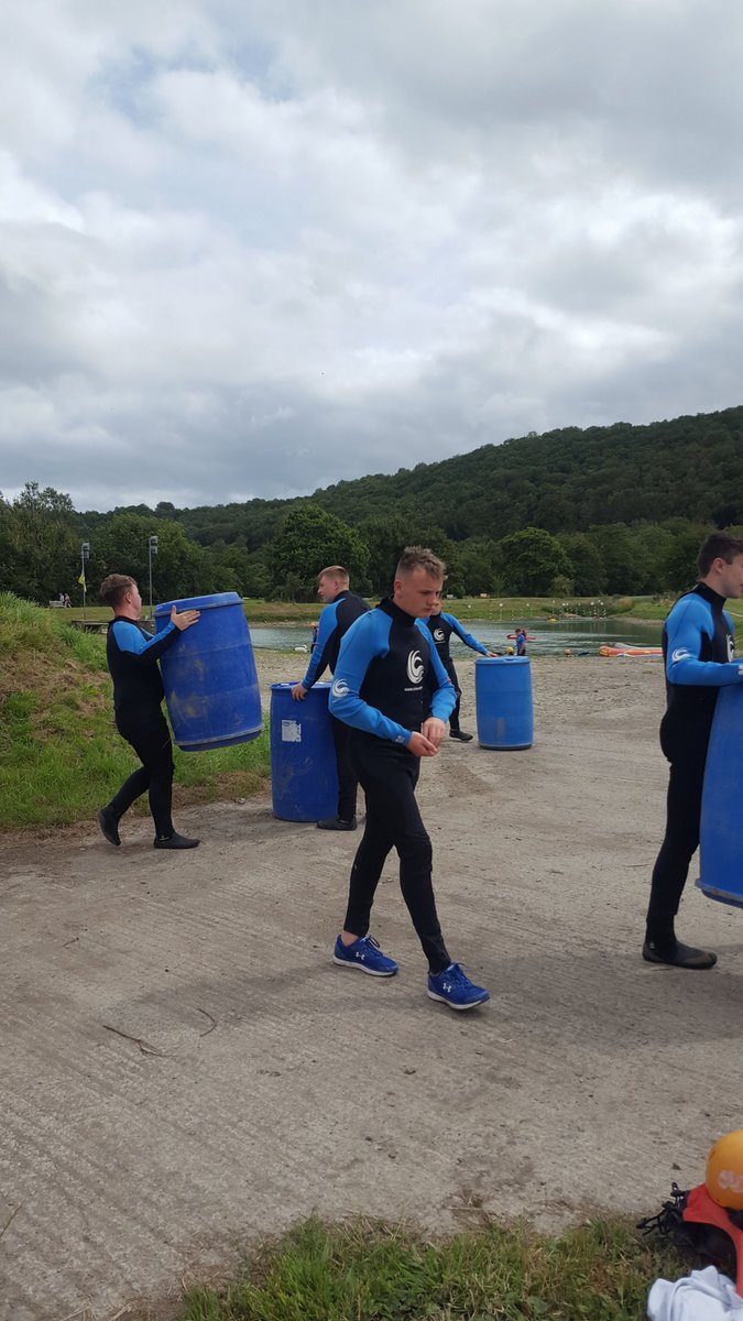 NextStepsCarms's tweet photo. Team Building Day @LlandysulCC raft building and white water rafting @CCTALimited @CyfleBuilding @CarmsCouncil #TRJ #LloydandGravell https://t.co/SbMKZCtQae