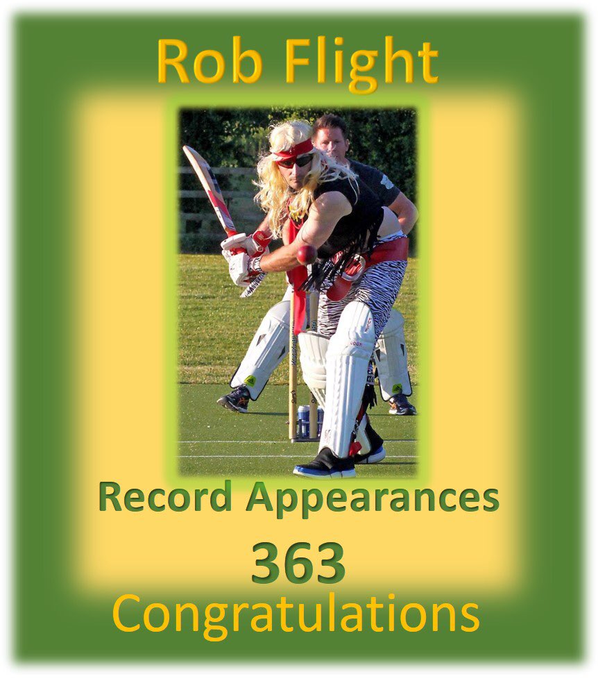 Congratulations to Rob Flight, who became our most capped player yesterday, passing club legend @HistoryTB #treelegends