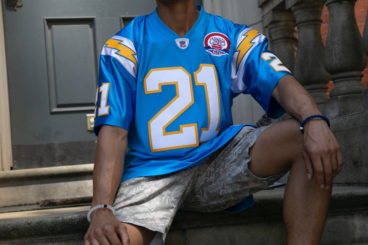 mitchell and ness chargers jersey