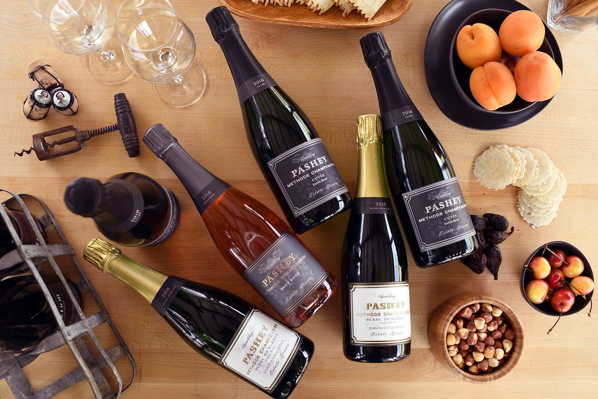 The 2016 Vintage of our #PasheyBubbles is here! Visit the Tasting Room or book a Private tasting in August &amp; September to try our Sparkling Wine Flight. #oregonbubbles #sparklingwine trisaetum.com/Our-Wines/Pash…