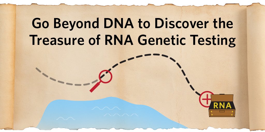 AmbryGenetics's tweet photo. Looking beyond DNA has the potential to impact more patients than the addition of deletion/duplication testing. Find out how RNA genetic testing may impact your patients: https://t.co/qGRAHQcjR8 #plusmarksthespot #RNAgenetictesting https://t.co/KrRDyFk2wQ