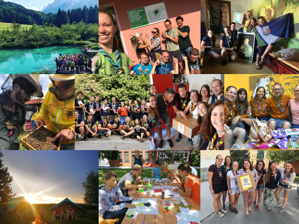 SkavtNET's tweet image. Nekaj vaših utrinkov prvega dne tabora!
Uporabite #srečanje2019 na Instagramu in Twitterju ter si oglejte vse vaše objave na srecanje.skavt.net