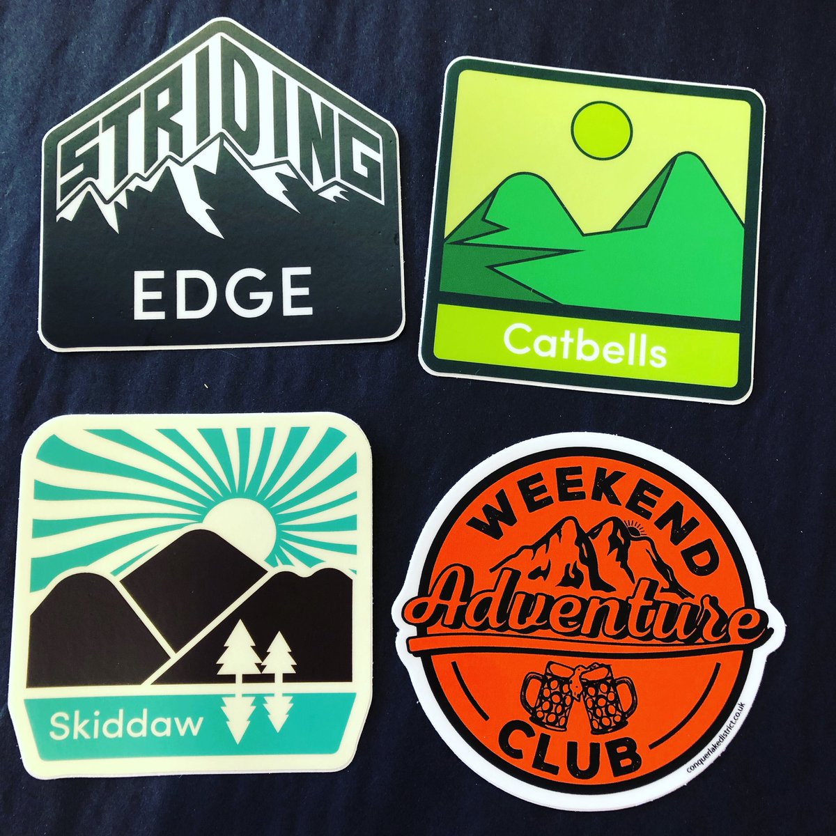 CherrydidiUK's tweet photo. First @ConquerLake stickers to go from #cherrydidiambleside #retrostickers #lakedistrict #coolstickers #greatdesign @LiveShopLocal https://t.co/rIPITEvIug