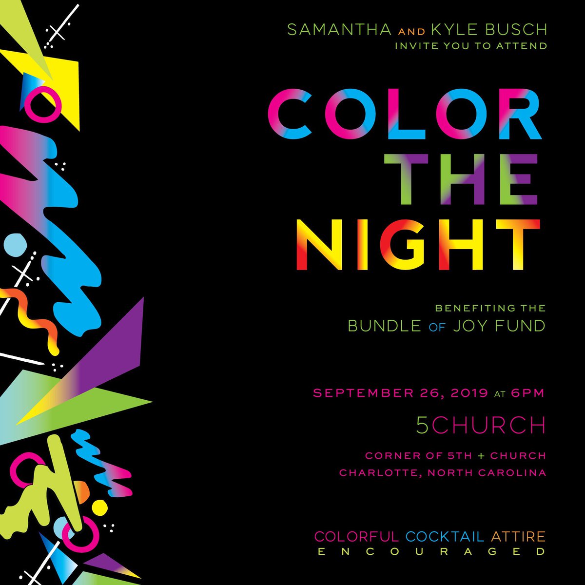 bundleofjoyfund's tweet photo. Tickets on sale now for Color the Night presented by @mmschocolate on Thursday, September 26! An energetic &amp; vibrant night of fun &amp; philanthropy to support Bundle of Joy programs. All the details here: https://t.co/HYvuwEujdL https://t.co/hSTkkzrHEM