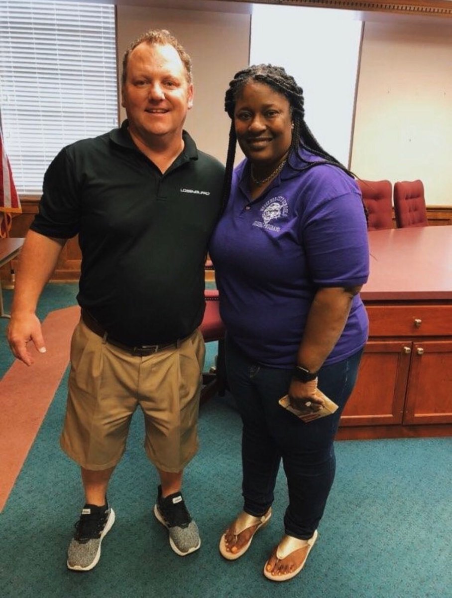 LobbyGuard's tweet photo. Senior Sales Professional Trey Caudle training a group of administrators at Bessemer City Schools in Alabama on their brand new defenders. #visitormanagement #schoolsafety #sales #training #educators #lobbyguard #administrators #schools https://t.co/vfqimbb2Dd