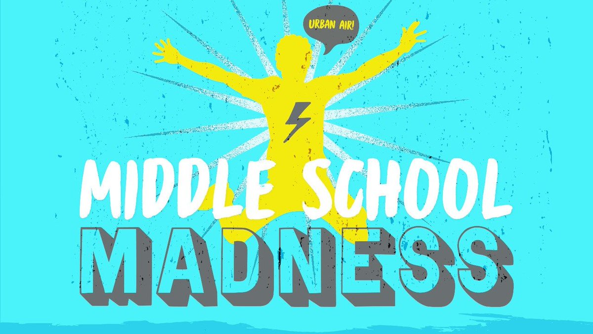 Middle School Madness starts tomorrow <a href="/9am/">9AM NEWS</a> in the Underground! We are looking forward to a full day of fun!