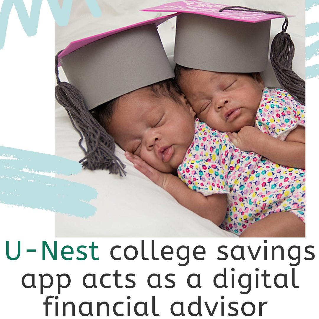 UNest's tweet photo. @u_nest_future #collegesavingsapp π acts as a #digitalfinancialadvisor to invest your #money and re-balance your account over time, as your #child gets older. https://t.co/6bJn55CLsh