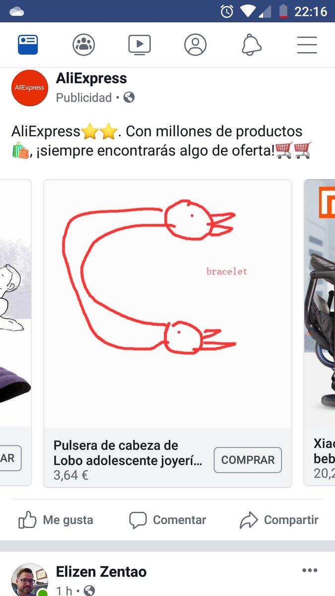 Miri_flipy's tweet image. Tengo que #confesar ....que me encanta ver las mierdas que venden en @AliExpressES no puedo dejar de mirar qué cosa es más estrambótica. Esta pulsera, por ejemplo, tan bonita, hecha por la sobrina de Huan #aliexpreslopeta