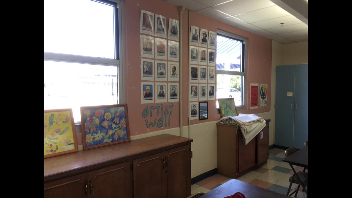 kidscreating's tweet photo. My classroom last year! This year I’m trying to minimalist decoration and add more art history! I’m creating an interactive artist display in the hallways that will give book suggestions! https://t.co/3SQpblO4pX