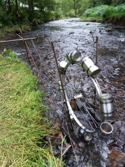 Gradbachscouts's tweet photo. An evening stroll around @Gradbachscouts this evening. @stlukes @kentscouts have certainly had a busy and active day on site, building bridges, archery, axe throwing and best of all making their inventive water wheel spit turner ready for cooking meat joints. #properscouting https://t.co/mDgkJTEEeh