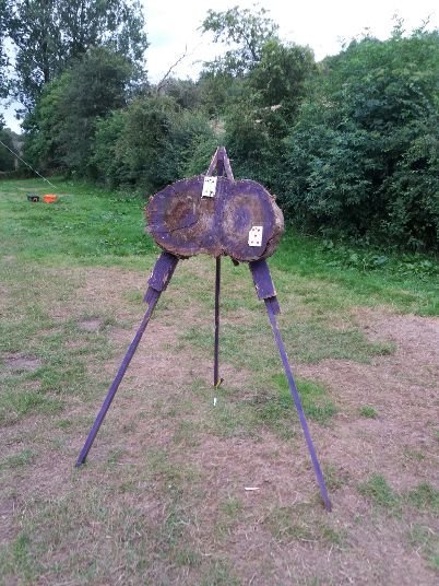 Gradbachscouts's tweet photo. An evening stroll around @Gradbachscouts this evening. @stlukes @kentscouts have certainly had a busy and active day on site, building bridges, archery, axe throwing and best of all making their inventive water wheel spit turner ready for cooking meat joints. #properscouting https://t.co/mDgkJTEEeh