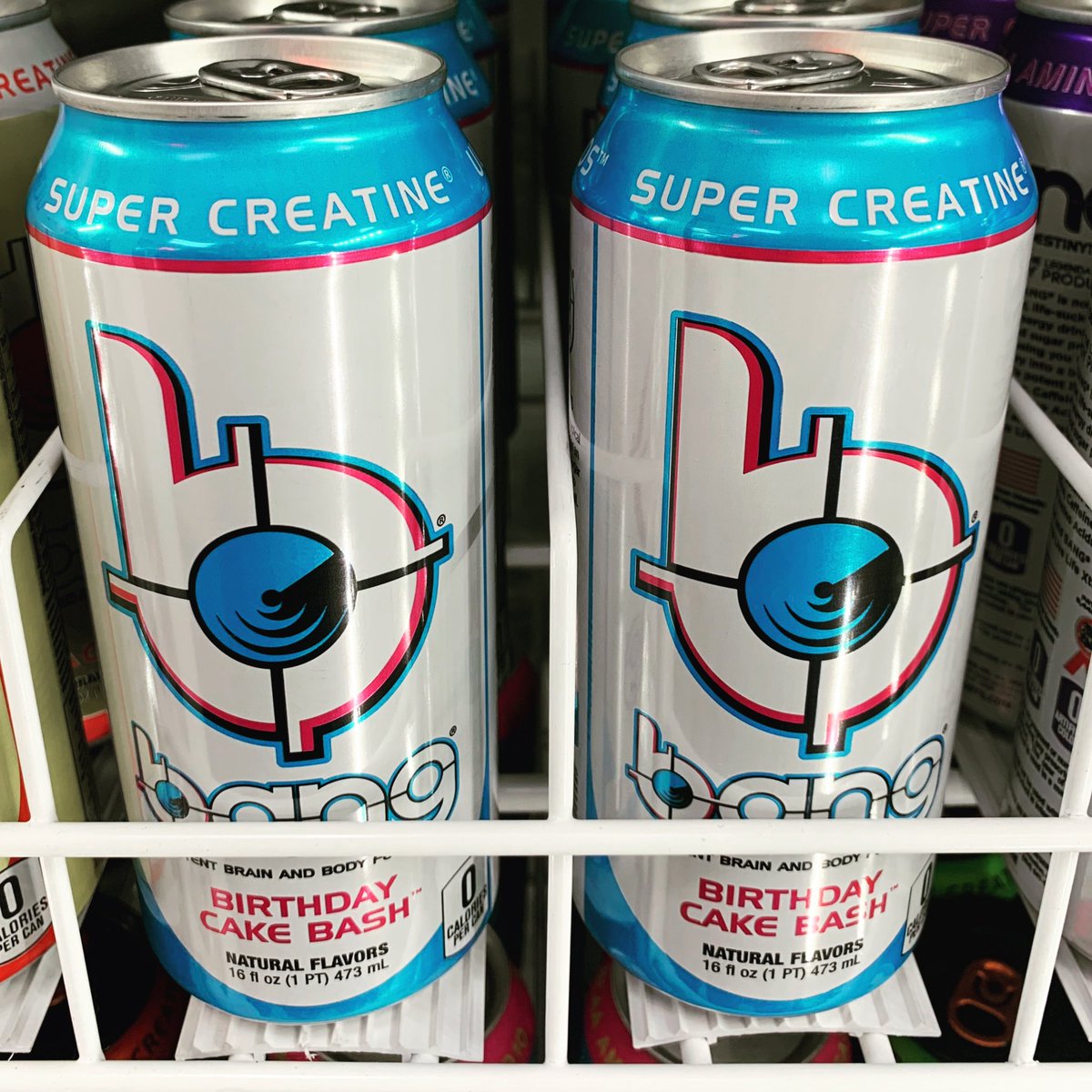 🚨Delivery 🚨 Got more in today! <a href="/BANGenergy/">Bang Energy</a> #BirthdayCakeBash are available now! Stop by &amp; checkout all the amazing flavors 
🎂 🎉 😋 💪
.
.
#Bang  ⁠#birthday #birthdaycake #cake #fuelyourdestiny #energydrink #energy #BangEnergy #caffeine #bodybuilding #FuelUpMart #arlingtontx