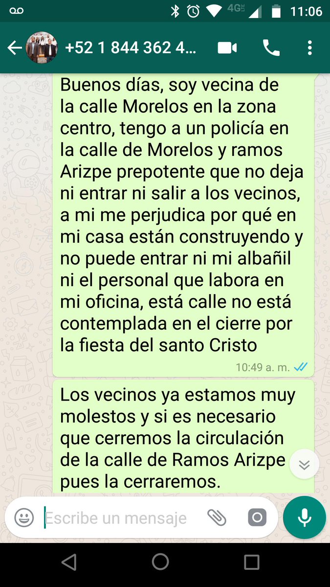 saltillojusto's tweet photo. @FedericoFdz1 @manolojim  @CICsal @policiasaltillo ¿Cómo es posible que cierren calles que no están programadas? Con esto se afecta tanto a vecinos como a los mismos vendedores que van a la fiesta del Santo Cristo, *Calle Morelos y Ramos* cerrada ZC
Comisionado NO RESPONDE https://t.co/KkedtbeITT