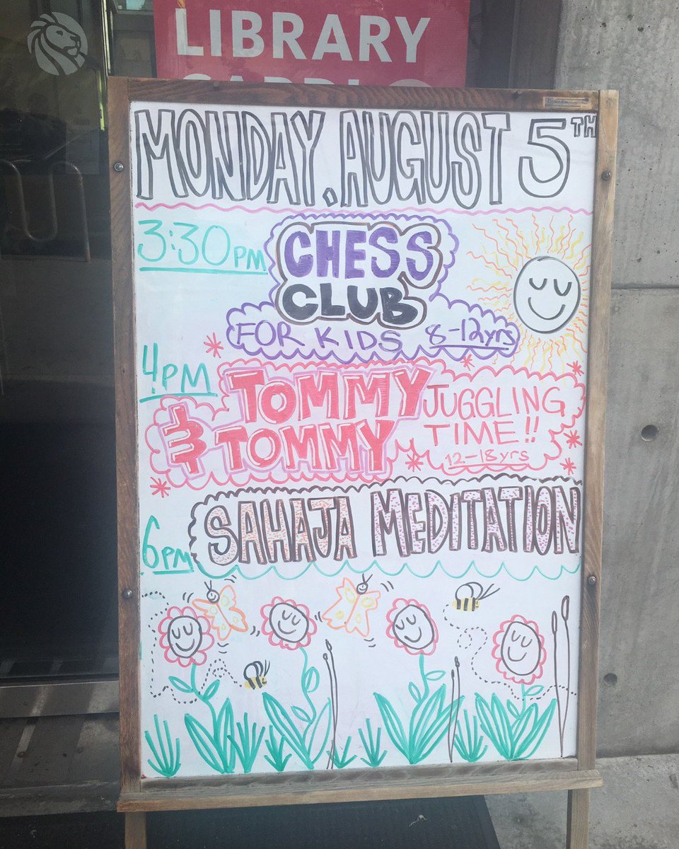 Medar strikes again with yet another epic display describing today's events! We definitely highlight the Tommy and Tommy #juggling time for teens!!!