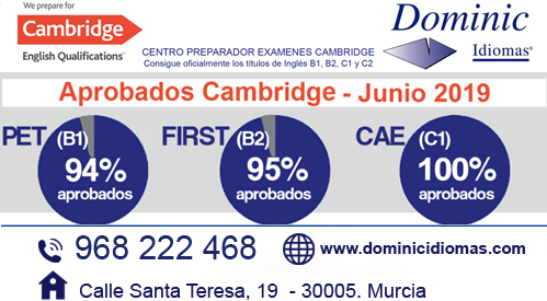 DominicIdiomas's tweet photo. https://t.co/D0Zgzz4vVs #ingles #Murcia #idioma #idiomas #aprobados #Cambridge https://t.co/neGQtv3fK2