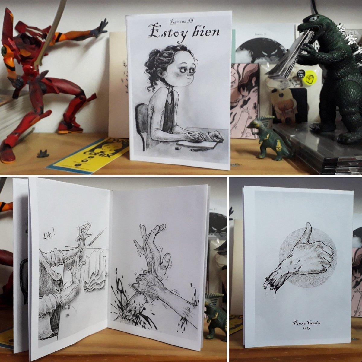 panxacomics's tweet photo. Nuevo fanzine de Ramona II "Estoy bien" 🍉 https://t.co/7X9QhtyjNQ