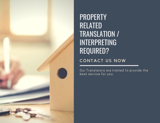 ntisuk's tweet photo. Involved in Property and require some assistance? Contact us now for your Translation / Interpreting needs! https://t.co/Nb3kHWdlkl