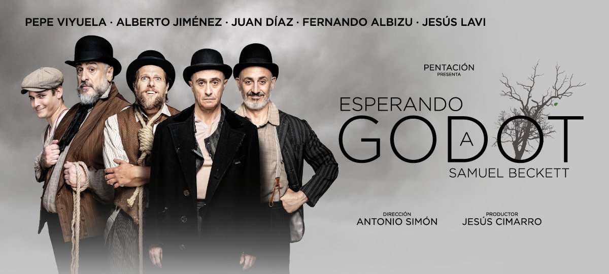 El propio Beckett la definió como una obra "horriblemente cómica". Llega el 21 de noviembre al Bellas Artes con @PepeViyuelactor, Alberto Jiménez, Juan Díaz, @FernandoAlbizu <a href="/jesuslavi/">Jesús Lavi</a>
⏰ ¡Contando los días!
bit.ly/Esperando_Godot