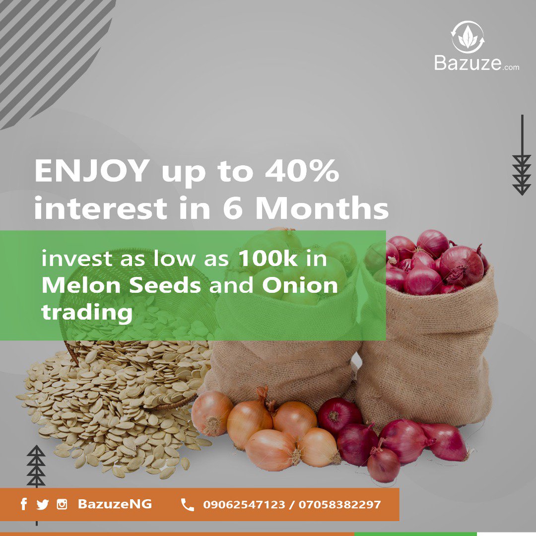 BazuzeNG's tweet photo. Contact us for more details
#Agribusiness #Agriculture #digitaltraders #foodsecurity #fundafarmer #bazuze #bazuzeNG https://t.co/AxQiQYcVyL