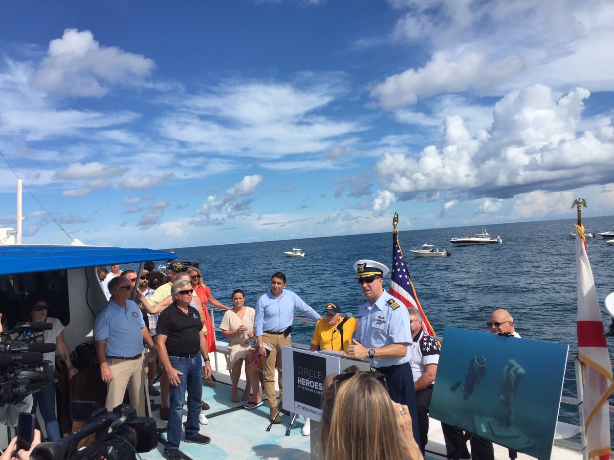 COHFlorida's tweet photo. Circle of Heroes is officially open to the public after today’s dedication. @Janet4Pinellas @MyClearwater @VSPC @RepGusBilirakis https://t.co/wntDVVo8RS