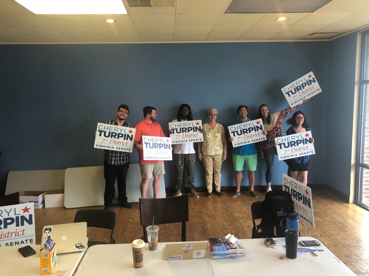 KhalilOrganizes's tweet photo. #Pod7 #CherylTurpin #FlipVaBlue #TTM19 #VaDemocrates #MakeAChange #MakeADifference #Volunteer https://t.co/X1eQPu19aQ