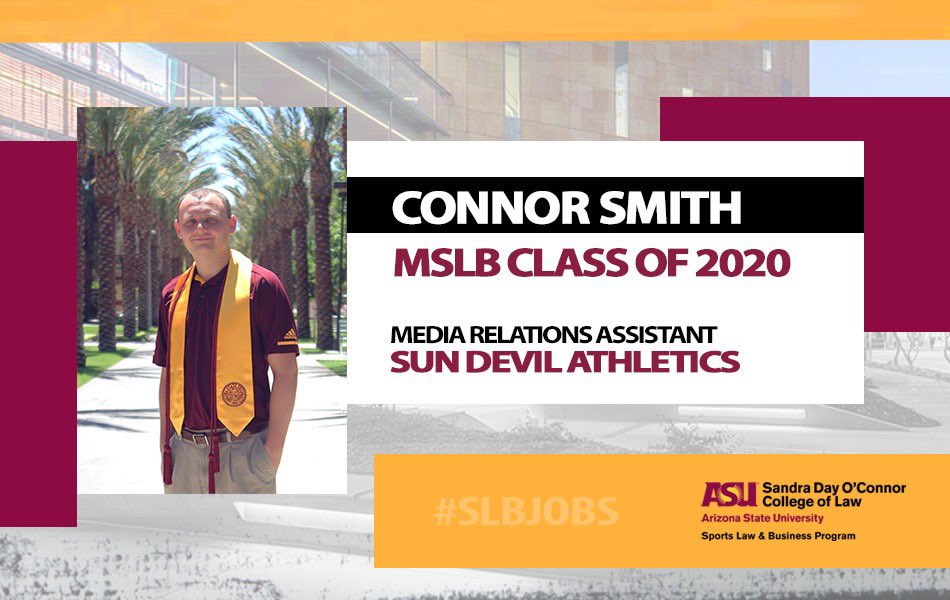 SeligSLB's tweet photo. #ForksUp 

JOB ANNOUNCEMENT: Congrats to @asuconnor for landing a full-time position with @TheSunDevils as their Media Relations Assistant! ☀️😈 #SLBJobs #ASUSLB https://t.co/EEonMErPsL