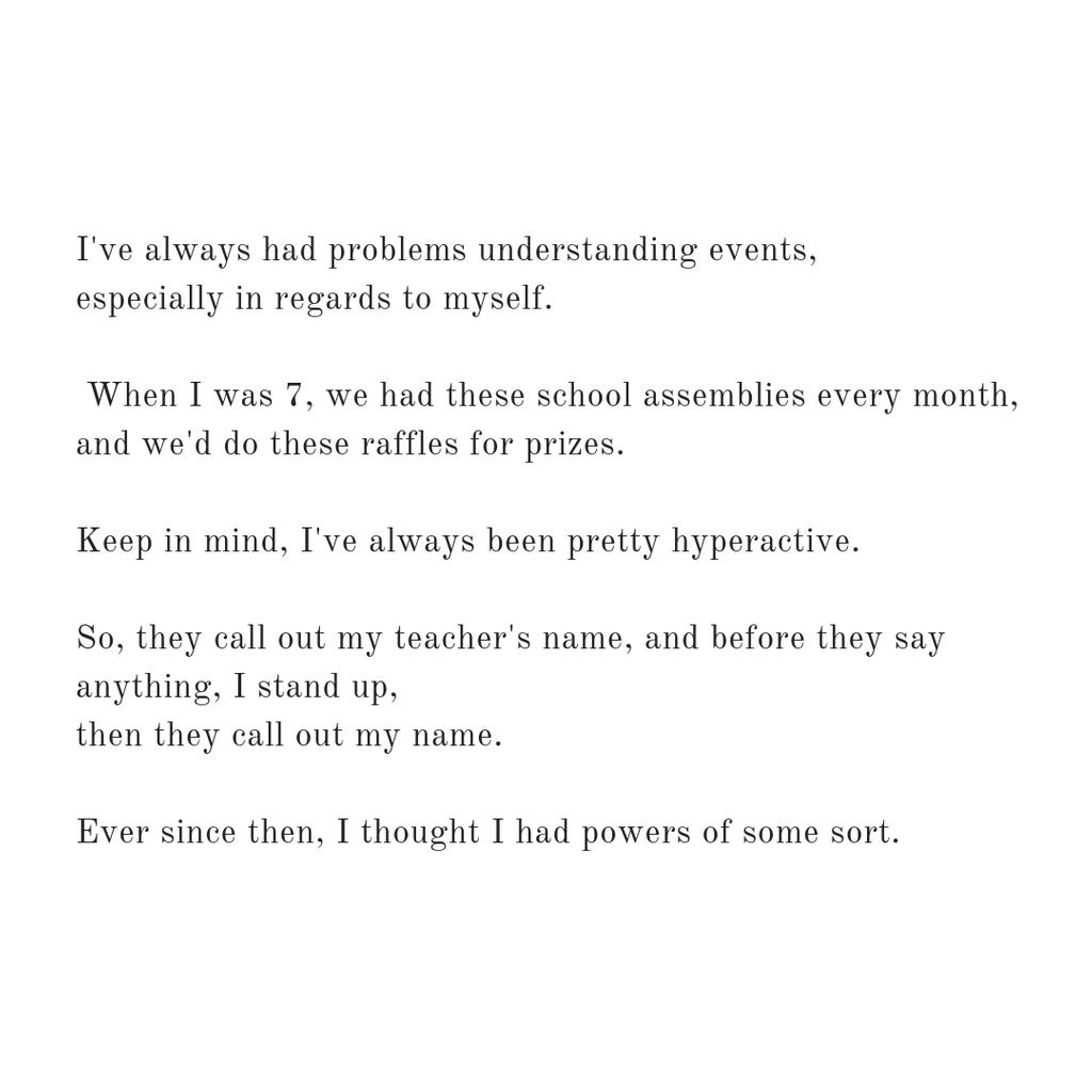 MindfulPeel's tweet photo. "The Most Powerful Man in The World (and His Identical Twin Brother, Part 1)"
.
This is the very first piece written by Bipin Kumar.
.
"I feel like this was the first time I started to feel that I was different,  just as I started school." https://t.co/zlivfW0hbp