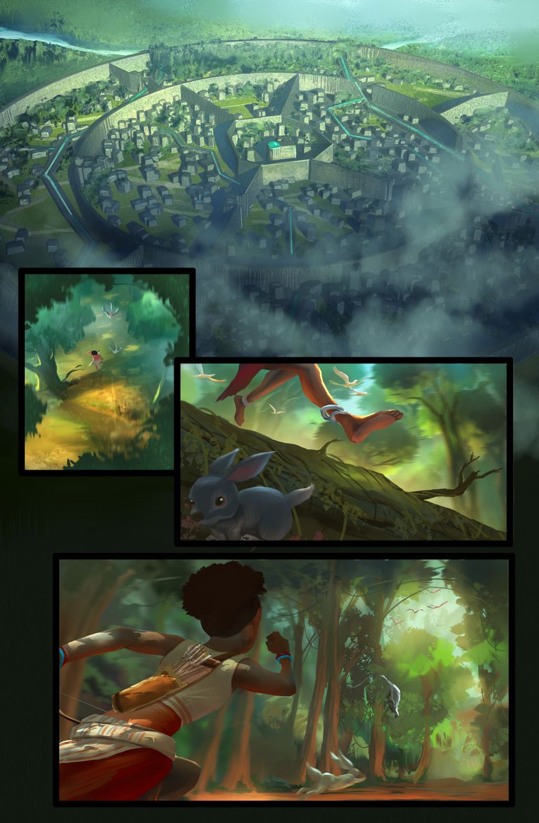 YouNeekStudios's tweet image. Check out the ABSOLUTELY GORGEOUS first page from the upcoming Iyanu - Child of Wonder 😱 This is the first book in the YouNeek YouNiverse that features a teen hero 🤯 🤯 🤯 You, your kids, your nephews and nieces (heck, your entire family!) are all going to LOVE this 😍😍😍