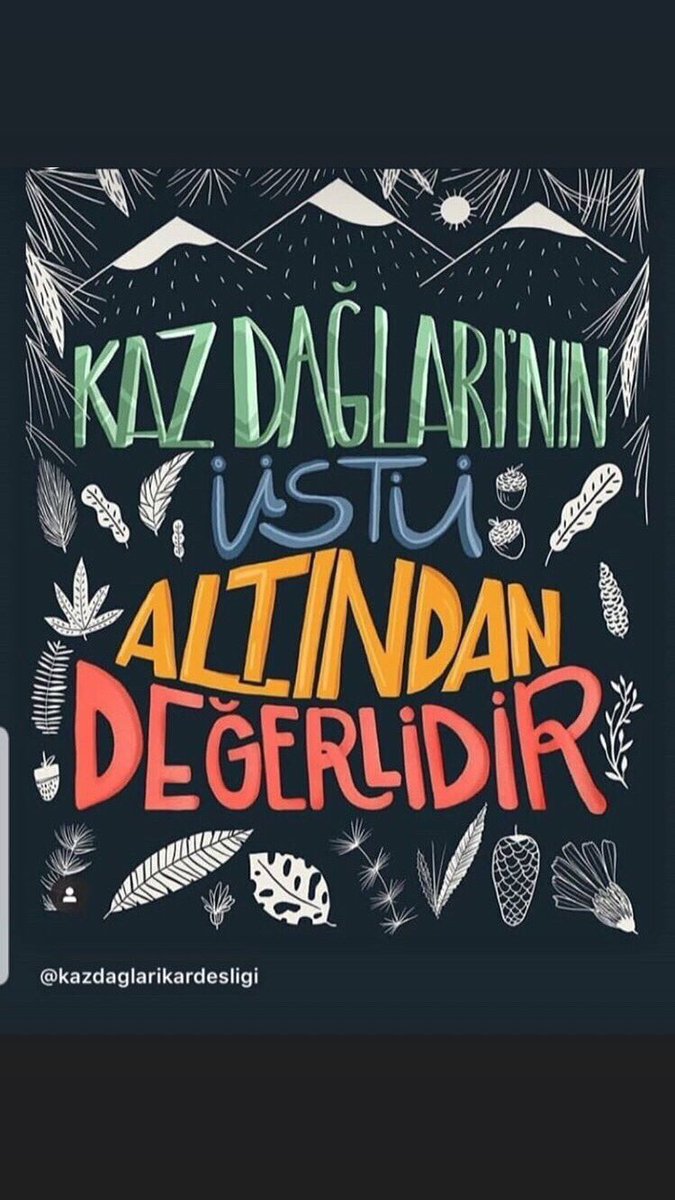 #KazdaglarinaDokunma